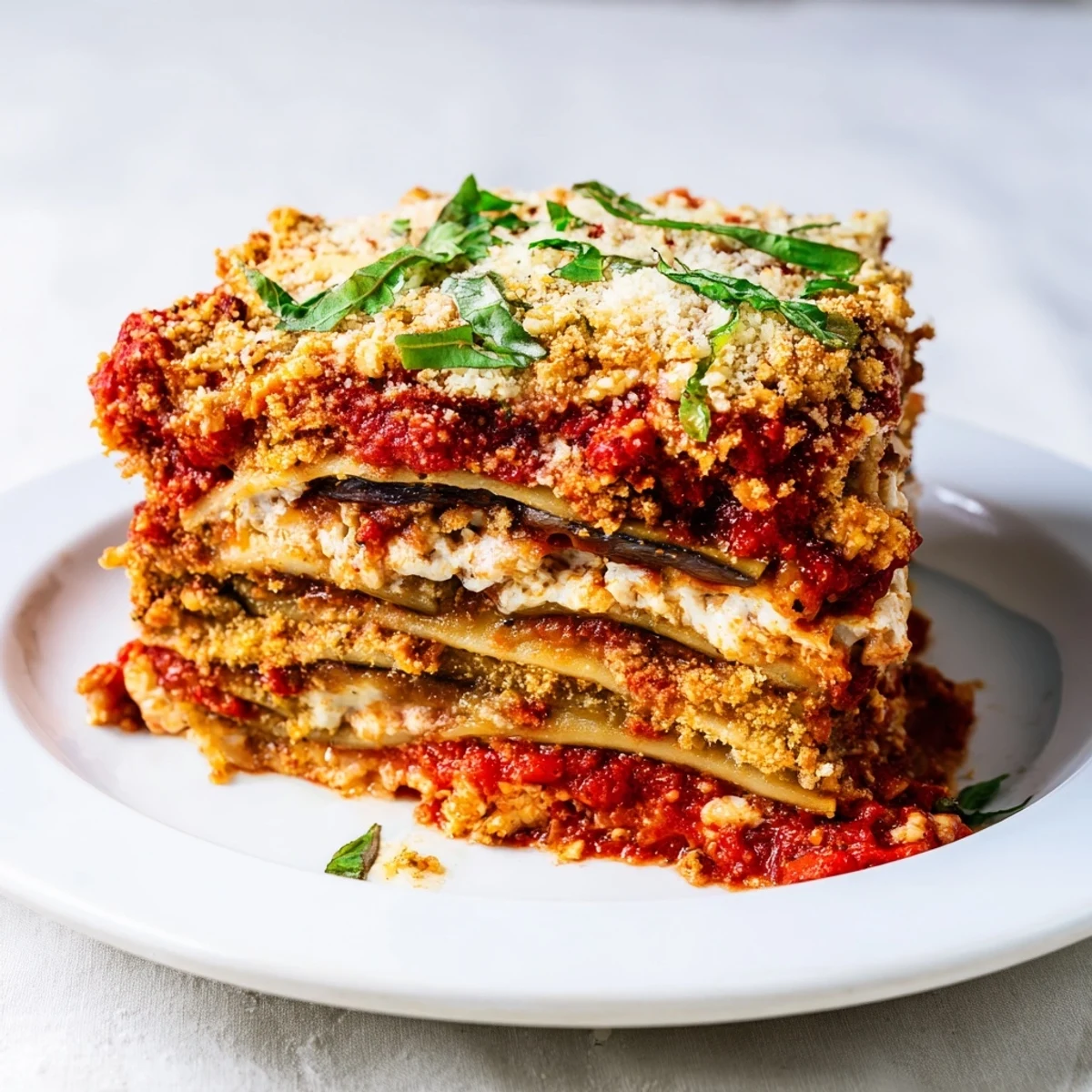 Eggplant Parmesan Lasagna