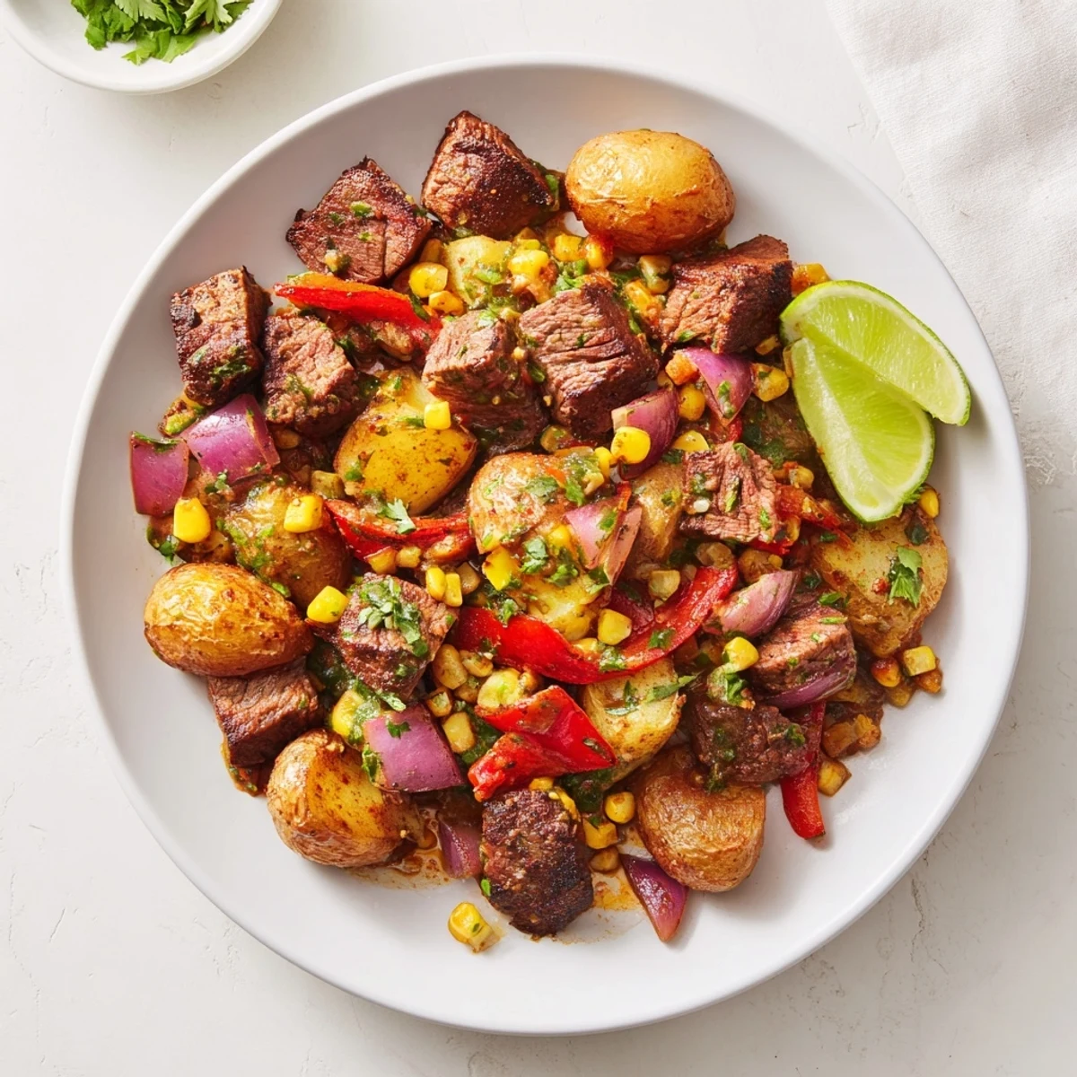 Southwest Steak Potato Skillet