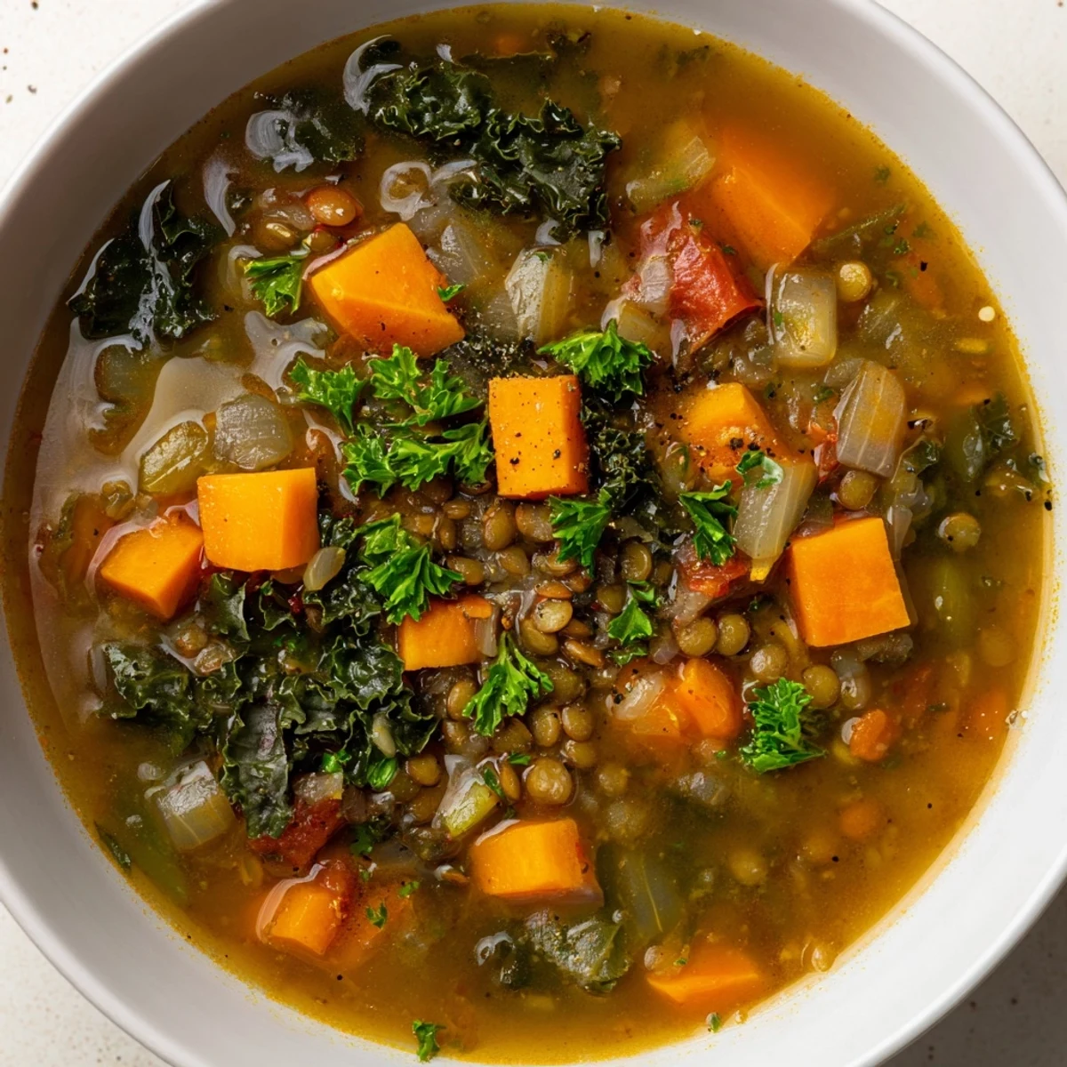 Winter Vegetable Lentil Soup