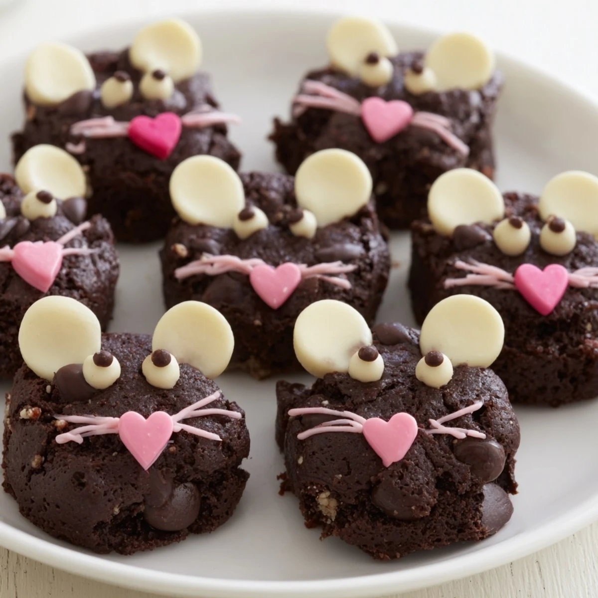 Silly Rat Cake Brownie Bites