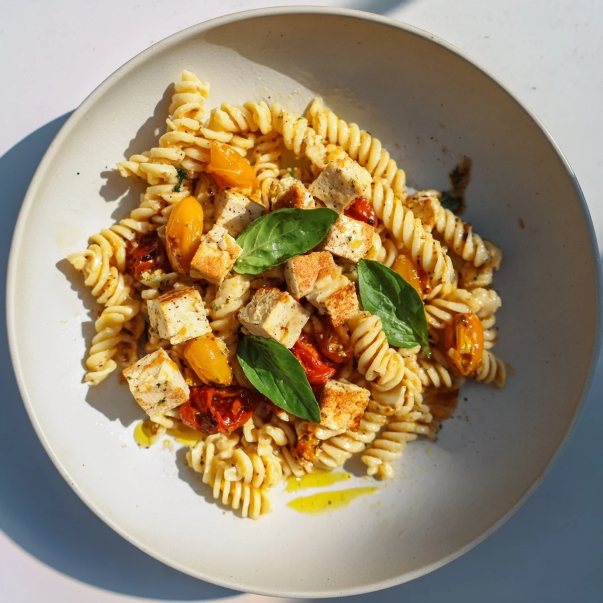 Vegan Baked Tofu Feta