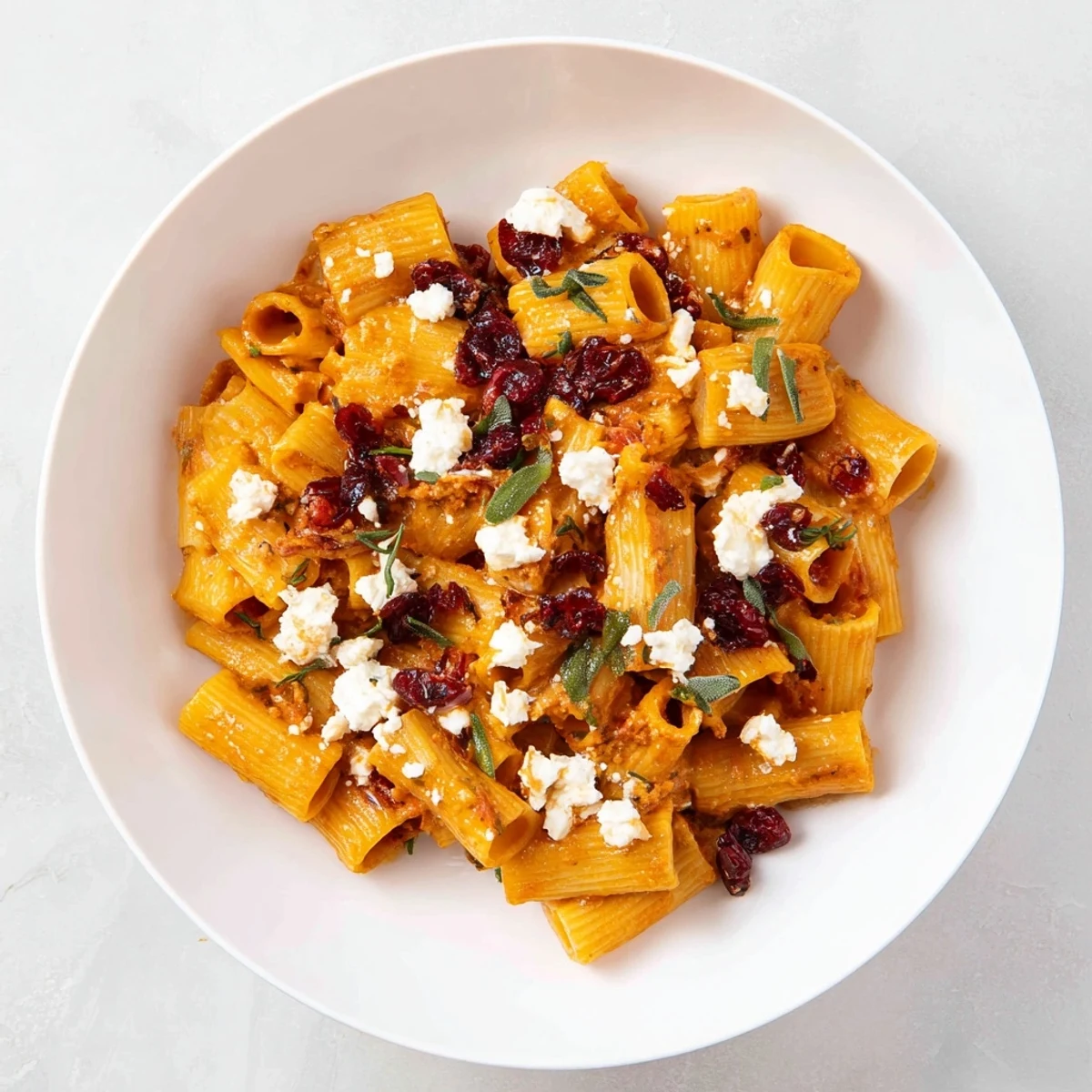 Cranberry Sage Feta Pasta