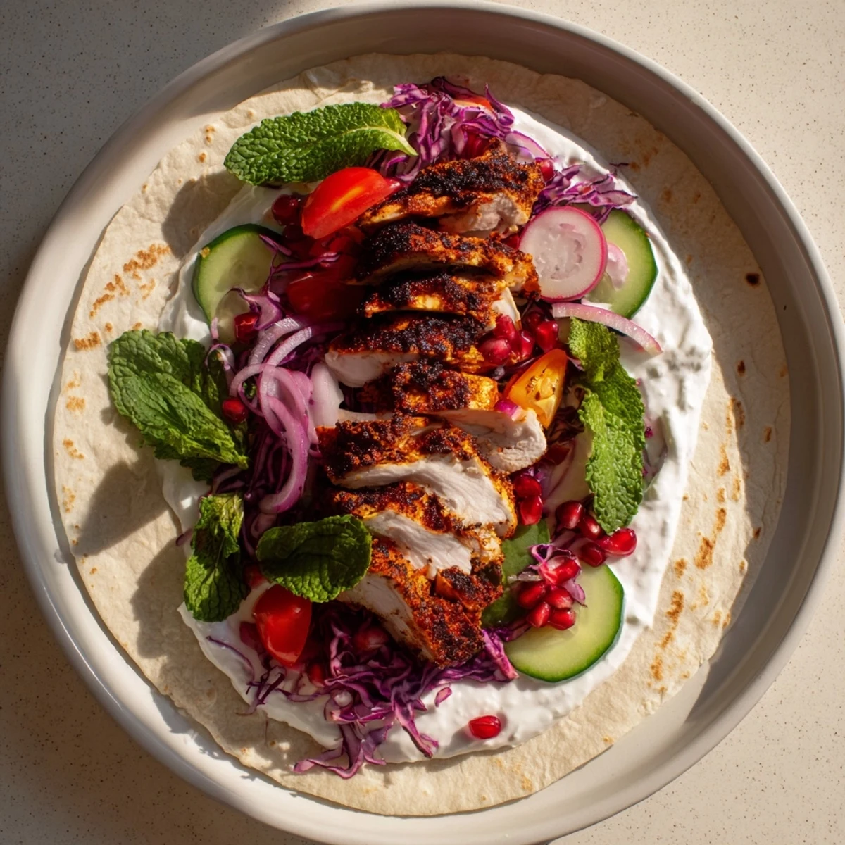 Greek Yogurt Chicken Shawarma
