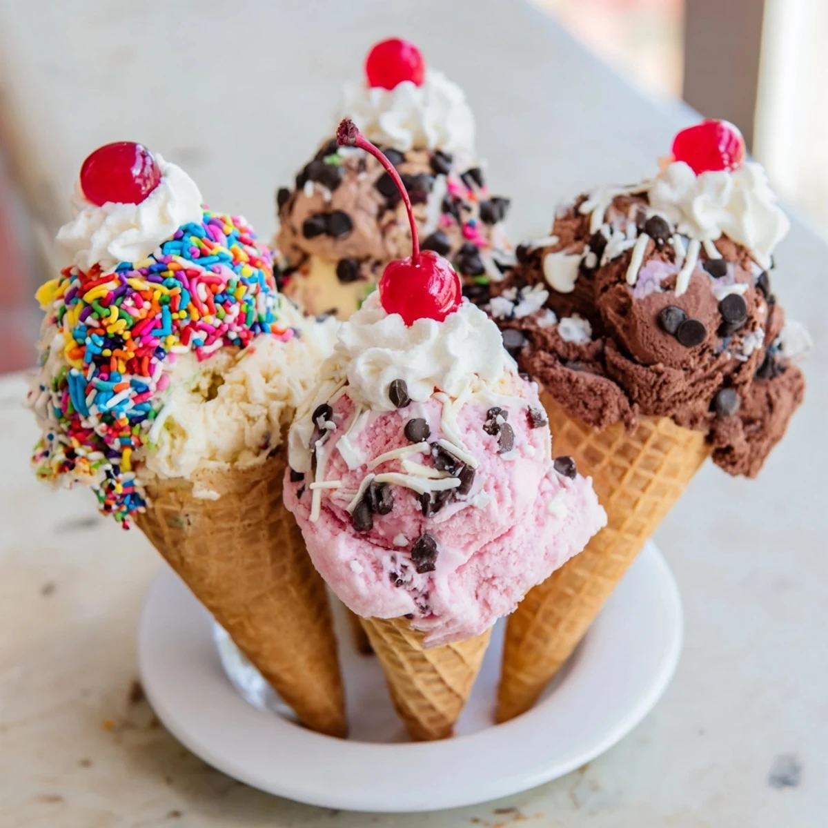 Imagine enjoying a delightful Ice Cream Cone Grazing Board: a sweet, customizable dessert dream come true.