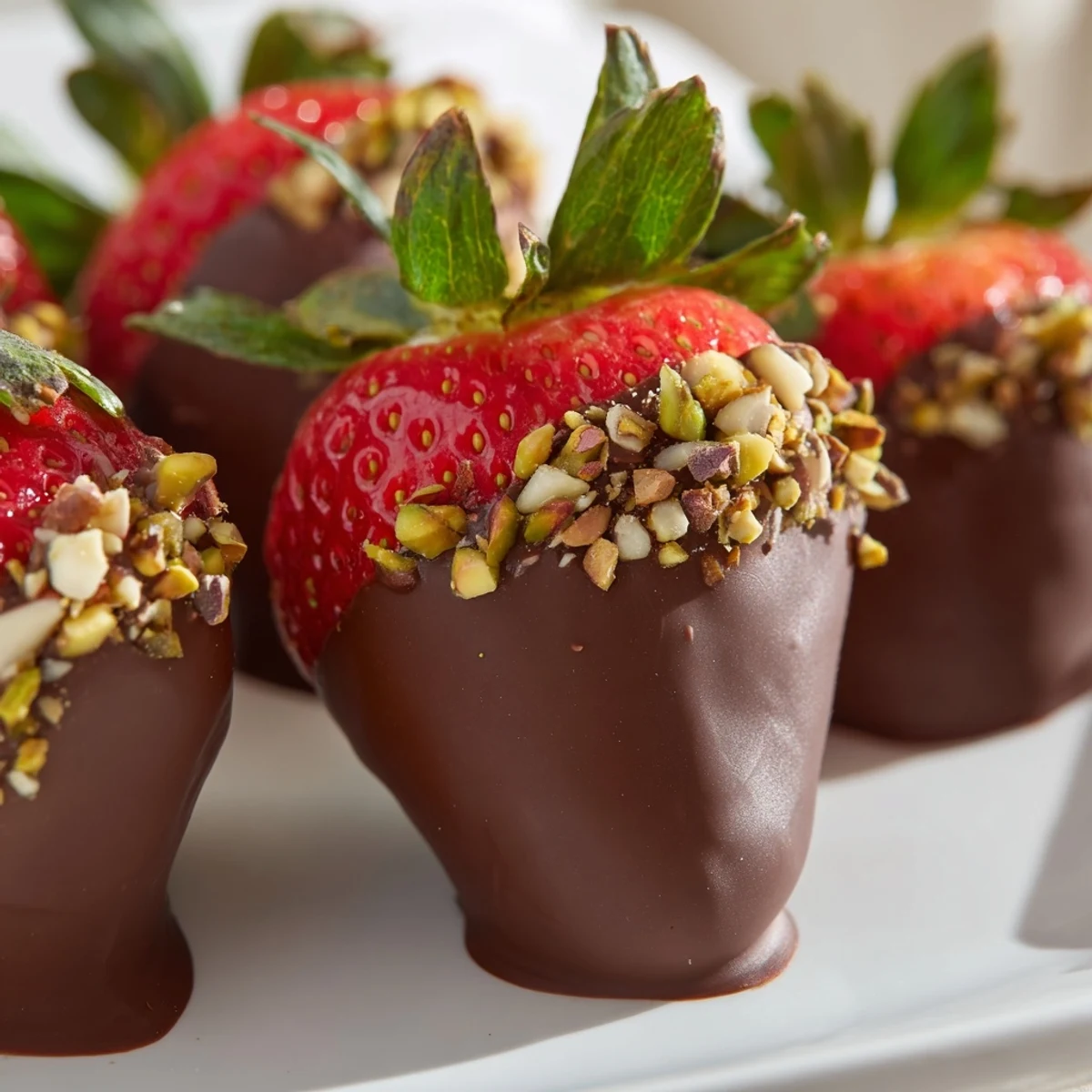 Dark Chocolate Strawberry Dips