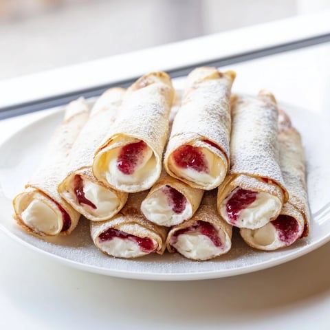 Flour tortillas filled with cream cheese and dusted with powdered sugar, making Snow Angel Tortilla Wraps.