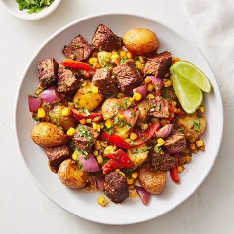 Southwest Steak Potato Skillet
