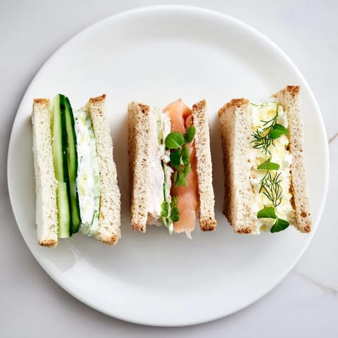 Golden crusts frame delicate Castle Feast Royal Tea Party Sandwiches like tiny edible works of art.