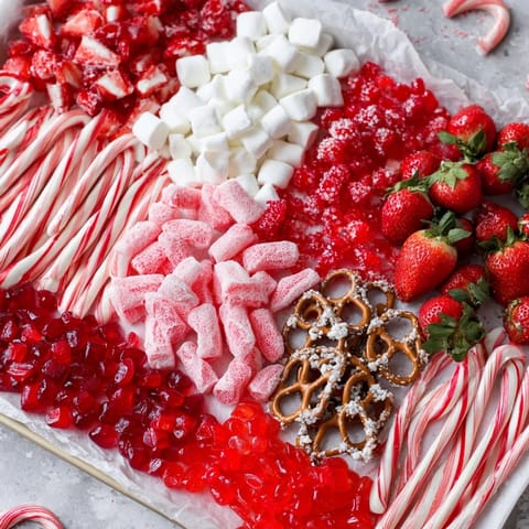 Red White Candy Stripe