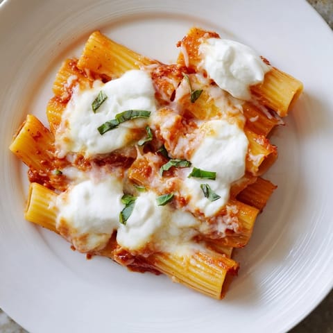 Four Cheese Baked Pasta