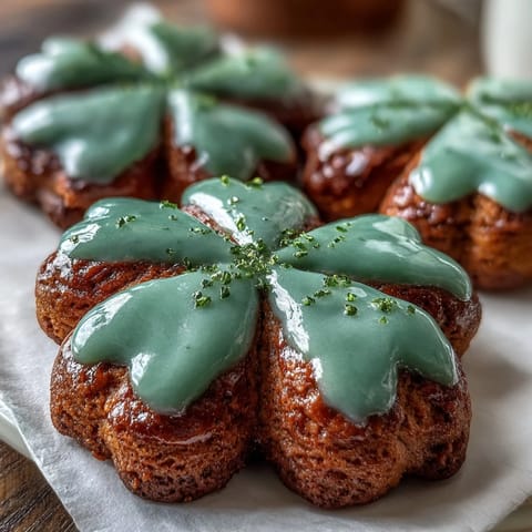 St Patricks Day Shamrock Cookies