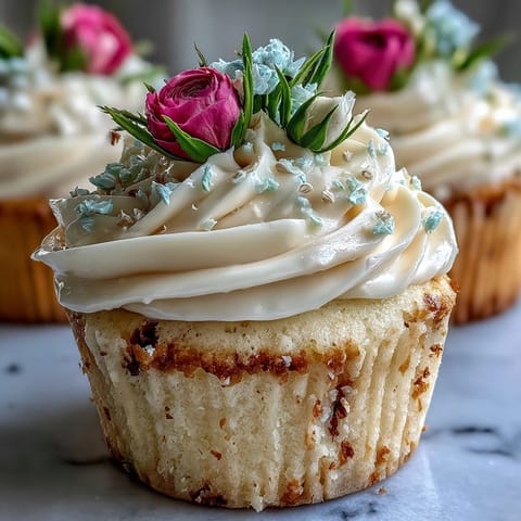 Adorable Baby in Bloom Floral Cupcakes with pastel buttercream flowers, perfect for spring baby showers and celebrations.
