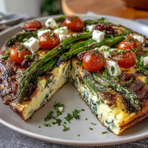 Healthy Easy Spring Veggie Frittata