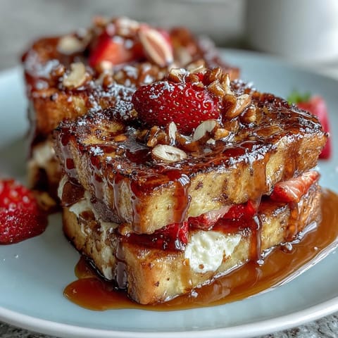 Spring Brunch Strawberry French Toast
