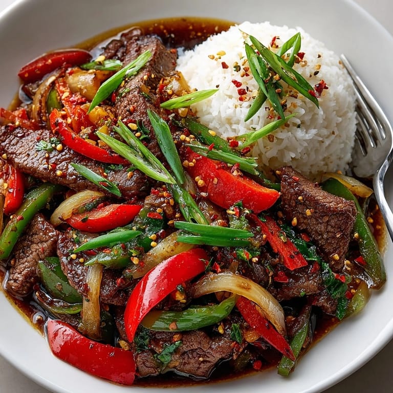 Tender beef and colorful bell peppers star in this delicious, authentic Szechuan Peppercorn Beef Stir-Fry.