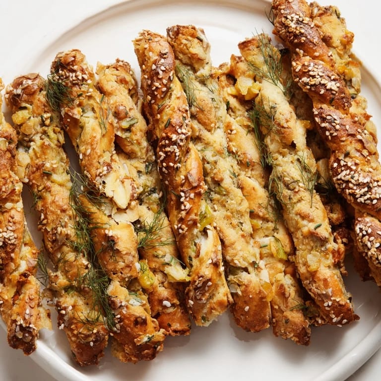 Tangy and sweet Dill Pickle Pretzel Cookie Sticks, perfect for snacking at gatherings.