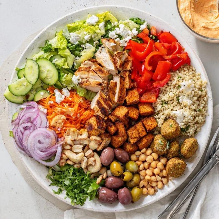 Guests enjoy mixing fresh ingredients in the fun build-your-own bowls recipe.  