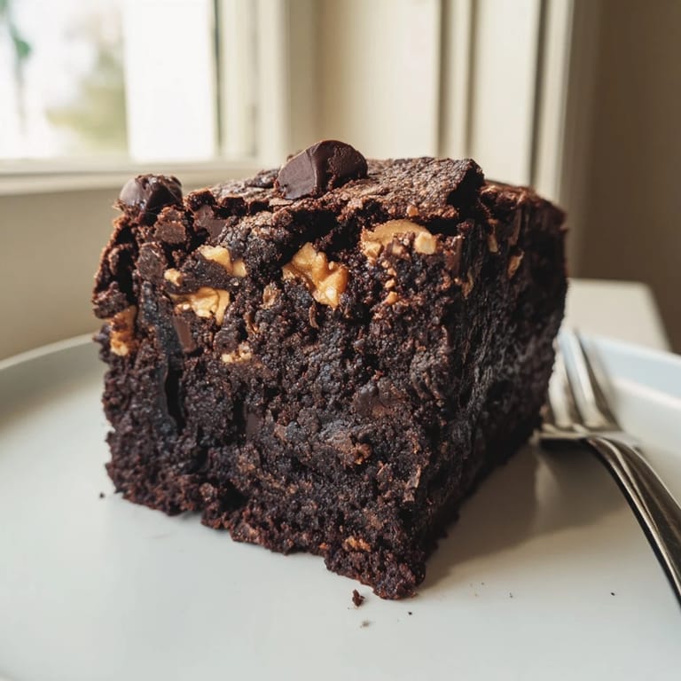 Fudgy brownies made from nut-milk pulp, perfect for dessert lovers.  