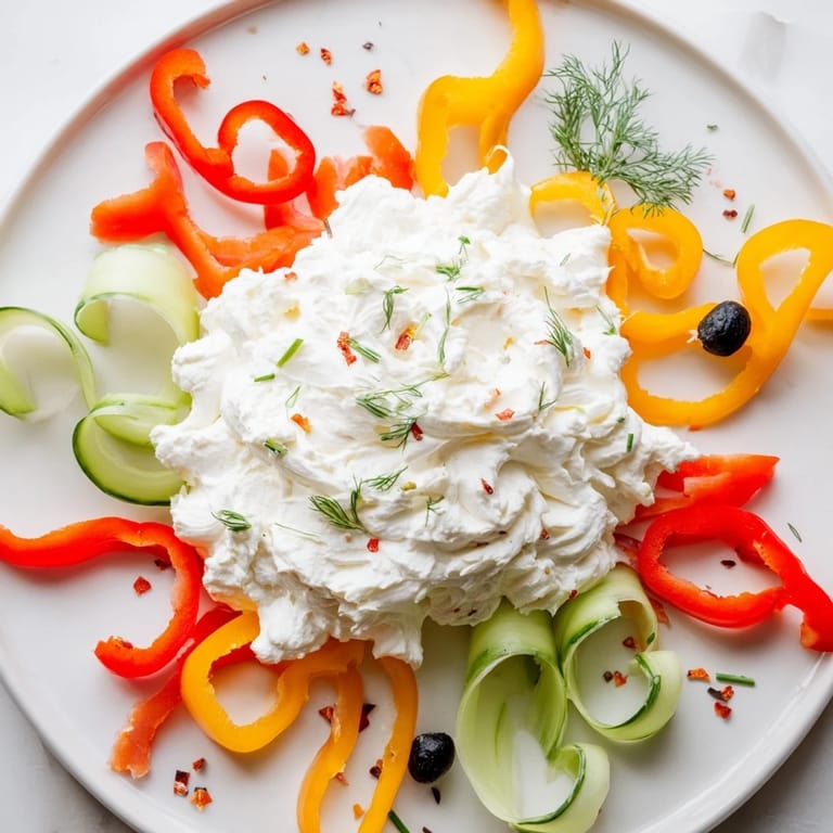 A party-ready The Medusa Curls appetizer with meat curls and colorful peppers offers a flavorful, easy bite.