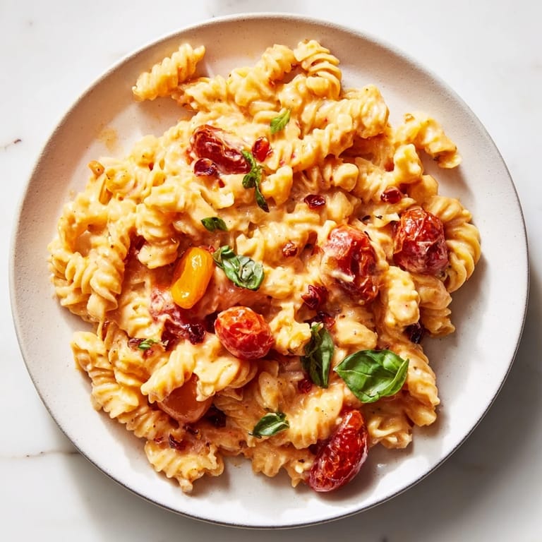 Oven-baked Baked Feta Pasta with Cranberries combining sweet cranberries and tangy feta in a delicious sauce.