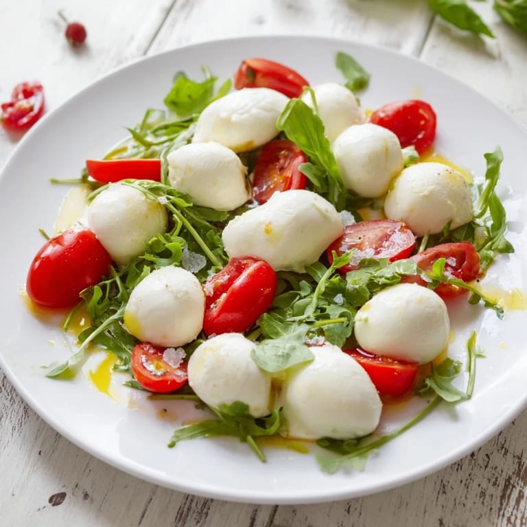Vibrant image of The Pearly Strand salad: a delicious Italian-inspired, gluten-free vegetarian dish.