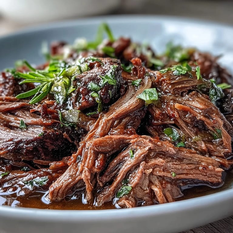 Pile tender Mississippi-Style Ranch Beef onto toasted sandwich rolls with provolone, topped with tangy pepperoncini for a juicy, hearty meal.