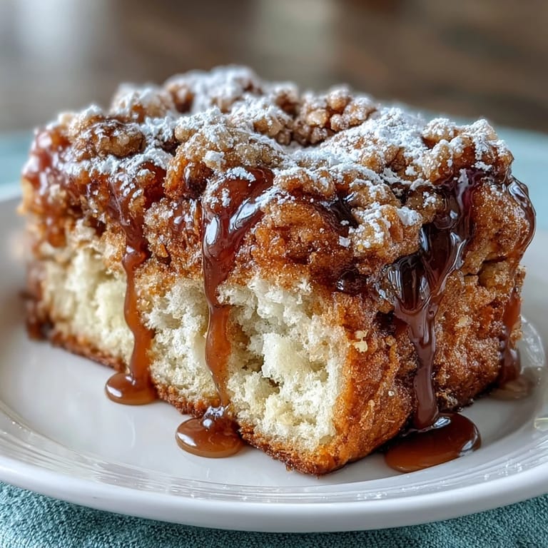 Stack of maple donut bars on a rustic plate, their tender crumb and glossy topping inviting a cozy breakfast treat.
