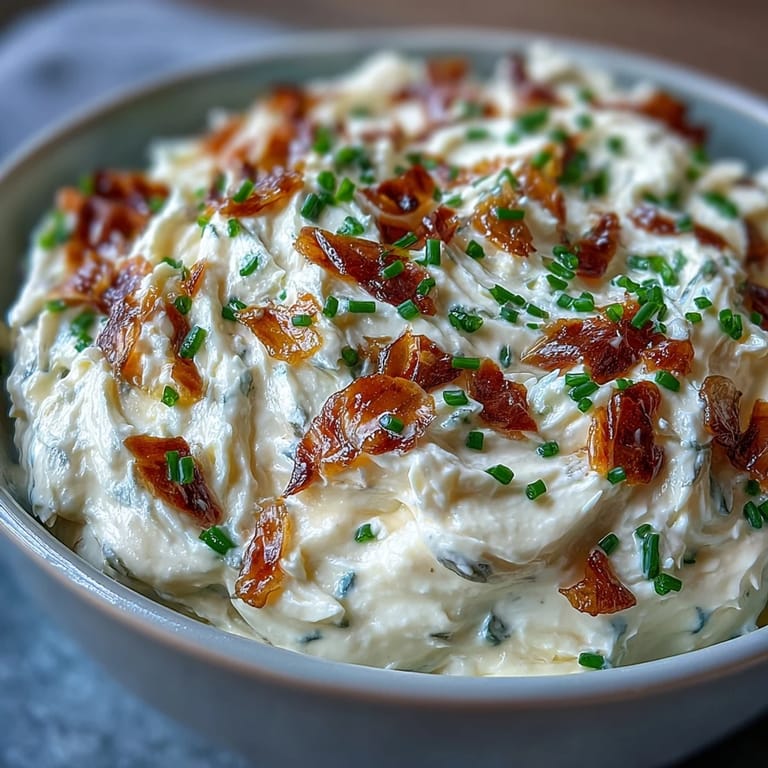 Silky whipped cream cheese blended with caramelized roasted garlic, ideal for crudités or toast.  