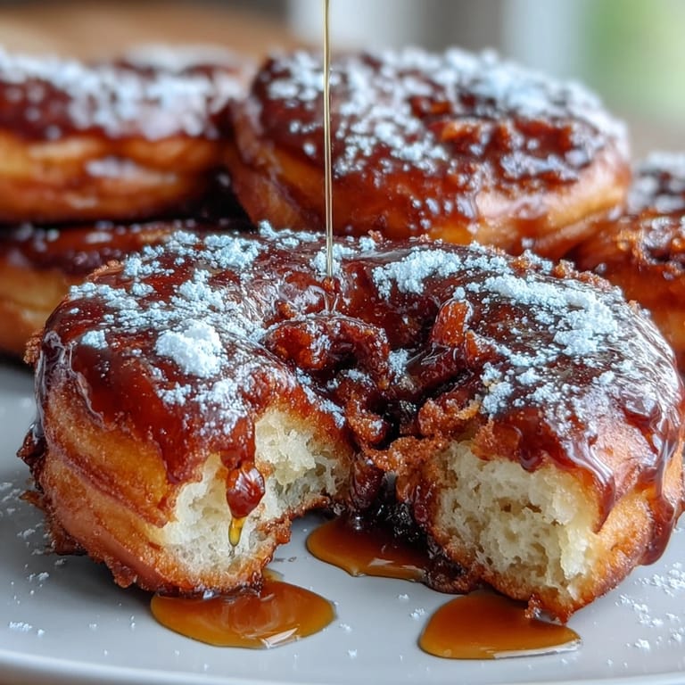 Warm, aromatic donuts infused with cardamom, fried to golden perfection and drizzled with sweet honey glaze.
