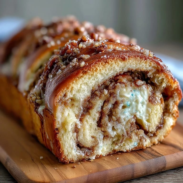 Rich, yeasted King Cake Cinnamon Babka filled with creamy cheese and spiced cinnamon, perfect for Mardi Gras celebrations or indulgent brunches.