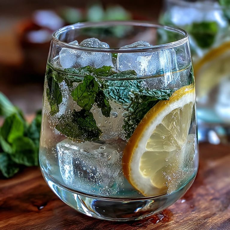 A bright and bubbly Limoncello Spritz Mocktail with sparkling water, served in elegant glasses with citrus garnish for a cheerful mocktail.