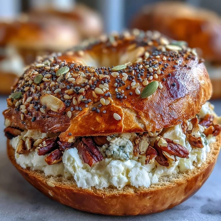 Soft, high-protein cottage cheese bagels with a golden crust, ideal for topping with your favorite spreads or fillings.
