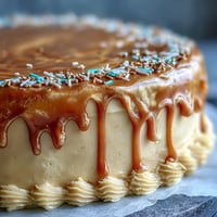Gold drip graduation sheet cake with mortarboard topper shines with elegant white chocolate ganache and gold luster paint.