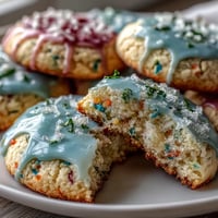 Spring Cookies: Lemon Sugar Cookies with Pastel Glaze, bright and tender with a citrusy lemon flavor and delicate pastel glaze, perfect for spring celebrations.